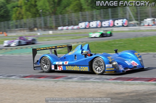 2008-04-26 Monza 0335 Le Mans Series - Kerr-Jouanny - Creation CA07 Aim